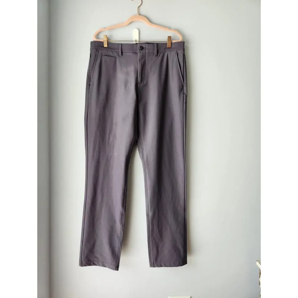 NWT J. Crew 770 Straight-Fit Tech Pant Atlantic Slate 33/32 *Flaw